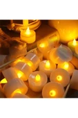 RAYTOYS OYUNCAK   Dekor Işıklı Ramazan Mumları 24 Led Işıklı Mum Gün Işığı Pilli Led Işık Mum Pilli Mum Gün Işığı Led - 1