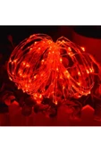 RAYTOYS OYUNCAK VIP 10 METRE PİLLİ KIRMIZI LED IŞIK KIRMIZI PİLLİ IŞIK BATTERY RED LED LİGHT YILBAŞI AĞACI IŞIĞI - 1