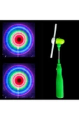 RAYTOYS OYUNCAK   Flashing Light Up Led Spinning Renkli Led Işıklı Dönen Ufo Pervane Sesli Işıklı Yeşil Değirmen Işık - 1