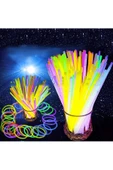 RAYTOYS OYUNCAK   1000 ADET VIP RENKLİ GLOW STİCK NEON IŞIK FOSFORLU BİLEKLİK KOLYE FOSFORLU IŞIK KONSER ŞENLİK IŞIĞI - 1