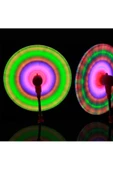 RAYTOYS OYUNCAK   Flashing Light Up Led Spinning Renkli Led Işıklı Dönen Ufo Pervane Sesli Işıklı Yeşil Değirmen Işık - 3