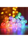 RAYTOYS OYUNCAK   VIP KALİTE RENKLİ KRİSTAL TOP LED IŞIK CRYSTAL LED LİGHT BALL YILBAŞI AĞACI IŞIĞI RENKLİ NOEL IŞIĞI thumbnail 2