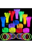 RAYTOYS OYUNCAK   Vıp Kalite 100 Adet Glow Stick Işıklı Fosfor Çubuk Neon Parti Işıkları Işıklı Bileklik Kolye Çubuk - 2
