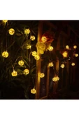 RAYTOYS OYUNCAK   2 Metre Gold Metal Top Pilli Led Işık Top Gün Işığı Pilli Led Işık Top Yılbaşı Ağacı Işığı Noel Işık - 2