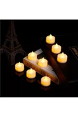 RAYTOYS OYUNCAK   24 Led Işıklı Mum Gün Işığı Pilli Led Işık Mum Pilli Mum Yılbaşı Mumları Yılbaşı Süsleri Dekor Mum thumbnail 4