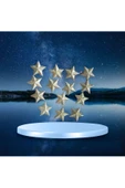 RAYTOYS OYUNCAK VIP 14 ADET SİMLİ GOLD YILDIZ SÜS GOLD YILDIZ NOEL AĞACI SÜSLERİ YILBAŞI AĞACI SÜSLERİ 7 CM YILDIZ - 1