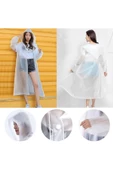RAYTOYS OYUNCAK 10 Adet Outdoor Yağmurluk Vıp Unısex Raın Coat 1.kalite Şapkalı Çıtçıtlı Yağmurluk Beyaz Yağmurluk - 1