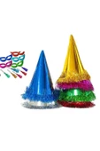 RAYTOYS OYUNCAK 8 Adet Yılbaşı Parti Seti Kotyon Set Yılbaşı Şapkası Yılbaşı Düdüğü Yılbaşı Maskesi Full Set - 1