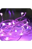RAYTOYS OYUNCAK   10 Metre Pembe Pilli Led Işık Pembe Yılbaşı Ağacı Işığı Pink Christmas Tree Led Light Pink thumbnail 3