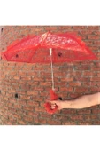 RAYTOYS OYUNCAK   KIRMIZI DANTELLİ ŞEMSİYE KINA ŞEMSİYESİ GELİN ŞEMSİYESİ FOTOĞRAF ÇEKİMİ ŞEMSİYESİ DAMAT ŞEMSİYESİ - 1