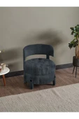Meşe Home King Kapitoneli Silinebilir Kumaş Konforlu Modern Tasarım Renk Seçenekli Tekli Sandalye - 1