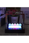 RAYTOYS OYUNCAK   RENKLİ LED IŞIKLI BALANS TOPLARI CAM STRES TOPLARI IŞIKLI VIP İLLUMİNOUS NEWTONS CRADLE LED LİGHT - 3