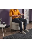 Meşe Home Melina Kapitoneli Silinebilir Kumaş Konforlu Modern Tasarım Renk Seçenekli Tekli Sandalye - 5