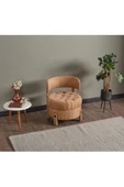 Meşe Home King Kapitoneli Silinebilir Kumaş Konforlu Modern Tasarım Renk Seçenekli Tekli Sandalye - 1