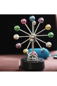 RAYTOYS OYUNCAK   Perpetual Debate Toys Dönen Manyetik Toplar Yılbaşı Hediyeleri Stres Oyuncağı Dönme Dolap Masa Dekor - 1