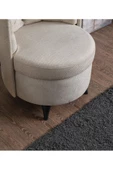 Meşe Home Melina Kapitoneli Silinebilir Kumaş Konforlu Modern Tasarım Renk Seçenekli Tekli Sandalye - 4