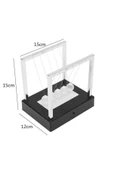 RAYTOYS OYUNCAK   RENKLİ LED IŞIKLI BALANS TOPLARI CAM STRES TOPLARI IŞIKLI VIP İLLUMİNOUS NEWTONS CRADLE LED LİGHT - 5