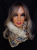 Kürk detaylı tasarım neck warmer içi silikon dolgulu sıcacık tutan tasarım ürün - 2