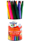 Pensan Kidz 20'li Fırça Uçlu Keçeli Boya Kalemi - 2
