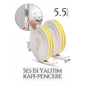 ModaCar D Tip Kapı Pencere Ses Isı Yalıtım Bandı EPDM Kauçuk 5.5 Metre - 1