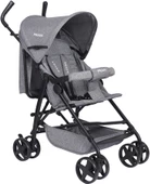 PRAVA SMART TAM YATARLI BASTON BEBEK ARABASI GRİ - 1