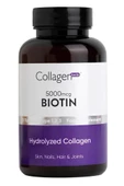 Collagen Forte Platinum Biotin 5000mcg & Kolajen 1500mg X 90 Tablet, Saç Vitamini Güçlendirici Gıda Takviyesi - 1