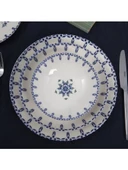 Güral Porselen Camelia 24 Parça 6 Kişilik Bone Yemek Takımı Dg 1654 - 2
