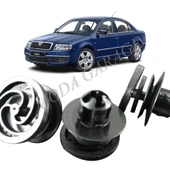 Skoda Suberb Kapı Döşeme Klipsi 2002 - 2008 3B0868243 M598-5 thumbnail 1