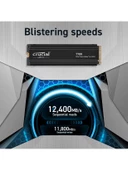 Desingshop Crucial T700 1TB PCIe Gen5 NVMe M.2 SSD CT1000T700SSD5 SOĞUTUCULU heatsink - 4
