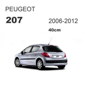 Peugeot 207 Arka Cam Silecek Kolu ve Süpürgesi M128C thumbnail 1