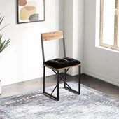 Eportatif Mutfak Sandalyesi Mİnderli Salon Balkon Atlantik Sandalye Çam 1497 - 1