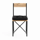 Eportatif Mutfak Sandalyesi Mİnderli Salon Balkon Atlantik Sandalye Çam 1497 - 4