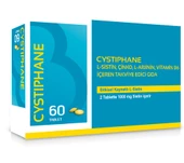 Biorga Cystiphane L-Sistin, Çinko, L-Arjinin, Vitamin B6 içeren Takviye Edici Gıda 60 Tablet - 1
