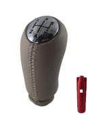 Renault Scenic Bej Deri Kaplama Nikelaj Kapak Vites Topuzu M342 thumbnail 2