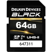 DELKIN DEVICES BLACK 64GB SD UHS-II U3 V90 Hafıza Kartı - 1