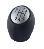 Renault Kangoo Deri Kaplama Gri Kapak Vites Topuzu 6 İleri Vites M328 thumbnail 1