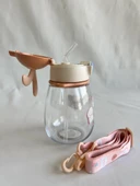 Shotay Rabbit Çocuk Pipetli Matara Tritan Somon 600Ml thumbnail 4