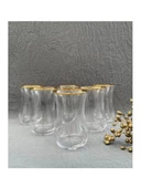 Paşabahçe 42021 Yaldızlı Çay Bardağı 120 cc 6'lı - 2