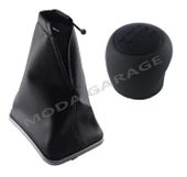 Fiat Punto Krom Çerçeve Vites Körüğü Ve Siyah Kapak Vites Topuzu M11007 thumbnail 1