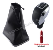 Fiat Linea Krom Çerçeve Vites Körüğü Ve Krom Spor Vites Topuzu M11000 - 1