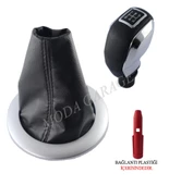 Renault Megane 2 Vites Körüğü Ve Krom Kapaklı Spor Vites Topuzu M10874 thumbnail 1