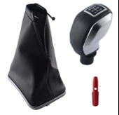 Fiat Punto Krom Çerçeve Vites Körüğü Ve Gri Mat Vites Topuzu M11009 thumbnail 2