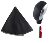 Citroen C-elysee Vites Körüğü ve Gri Spor Vites Topuzu M10887 thumbnail 2