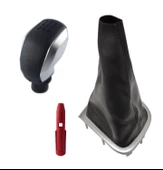 Renault Megane 3 Gri Çerçeve Körük Ve Mat Gri spor Vites Topuzu M11281 thumbnail 1