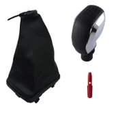 Fiat Punto Krom Spor Vites Topuzu Ve Çerçeveli Vites Körüğü M11023 thumbnail 2