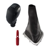 Renault Fluence Gri Çerçeve Körük Ve Siyah Spor Vites Topuzu M11257 thumbnail 1