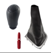 Renault Fluence Gri Çerçeve Körük Ve Siyah Spor Vites Topuzu M11257 thumbnail 2