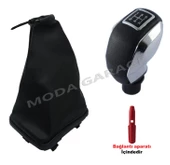 Fiat Punto Krom Kapaklı Spor Vites Topuzu Ve Çerçeveli Vites Körüğü M11025 thumbnail 1