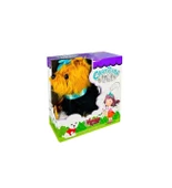 PELUŞ TASMALI YÜRÜYEN MAVİ FİYONKLU KÖPEK - 3