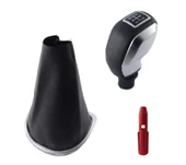 Clio 3 Krom Çerçeve Vites Körüğü Ve Gri Kapaklı Spor Vites Topuzu M428-398B thumbnail 1